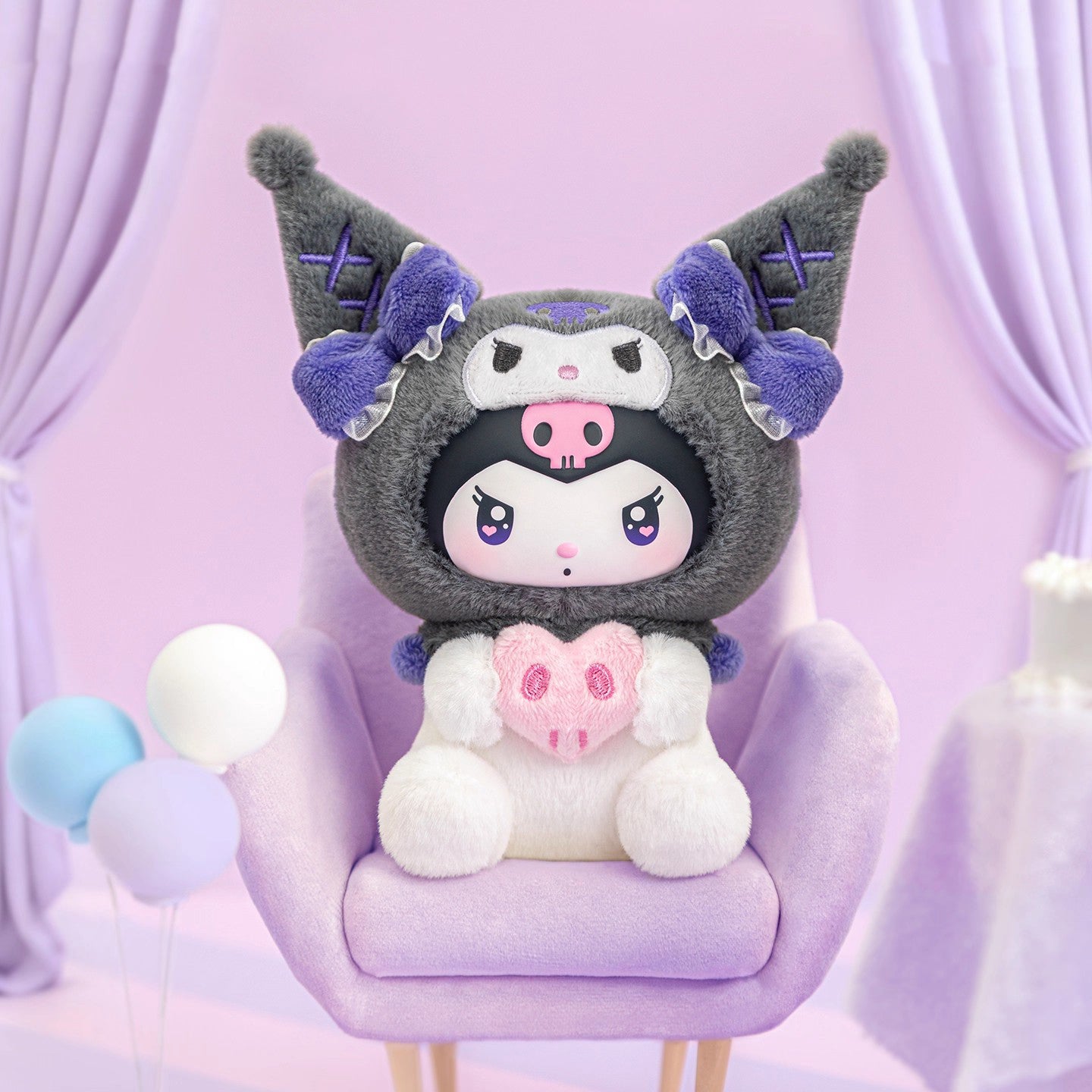 SRO Kuromi Party Series Plush Pendant Dolls