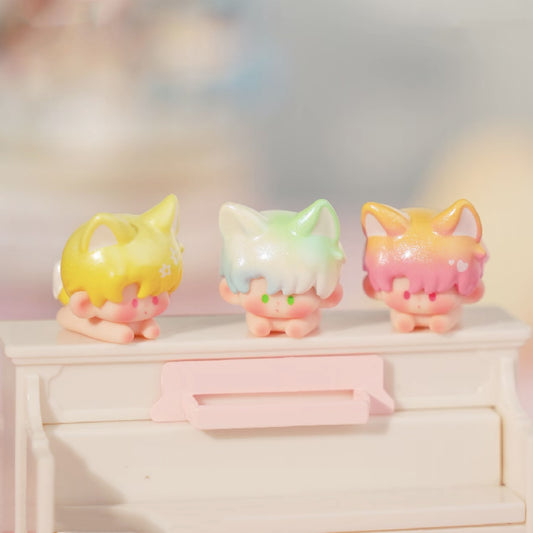 YUTA Fox Papa Kindergaten Series Mini Beans Figures