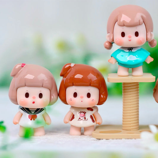 Buer Childhood Series Mini Beans Figures
