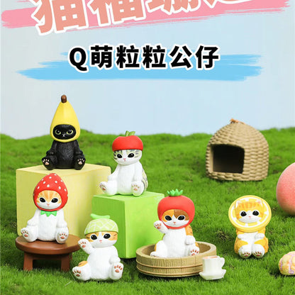 Mofusand Don't Want To Be A Cat Mini Beans Series PVC Figures