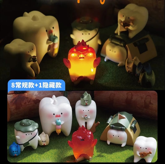 【BOGO】The Tooth Fairy  2 Camping Series PVC Figures