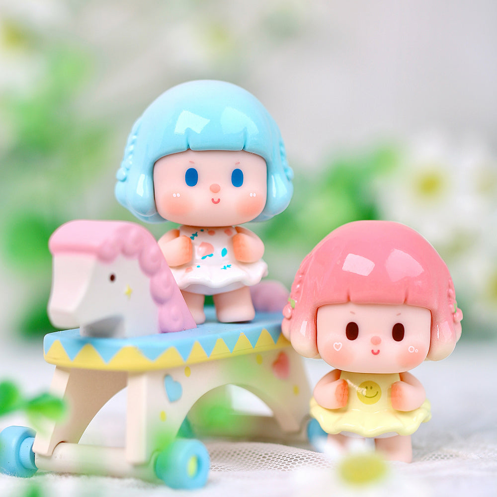 Buer Childhood Series Mini Beans Figures