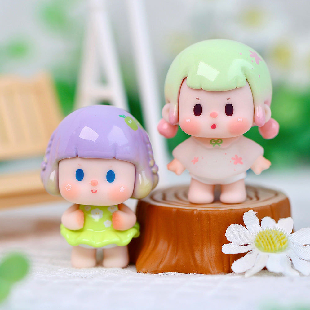 Buer Childhood Series Mini Beans Figures