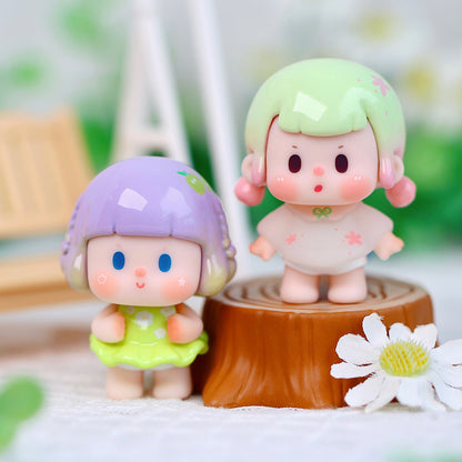 Buer Childhood Series Mini Beans Figures