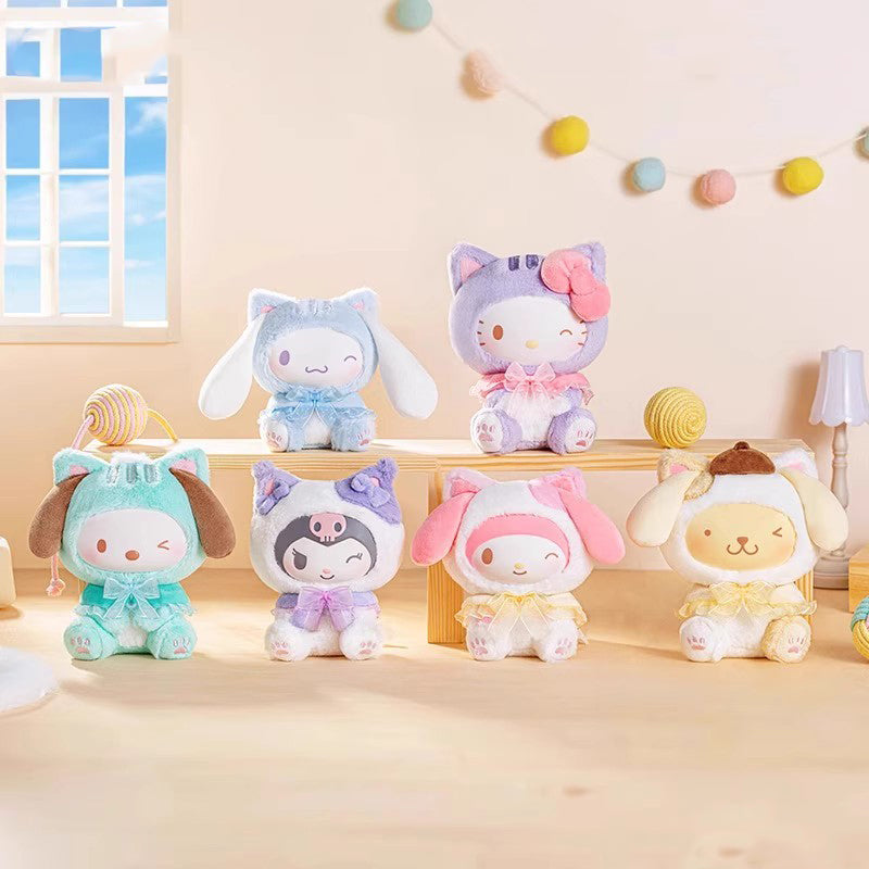 SRO Characters Play With Kittens Series Plush Dolls