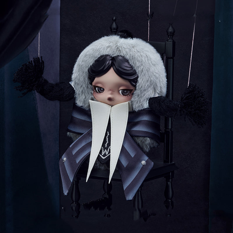 SKULLPANDA × Wednesday Plush Pendant Doll