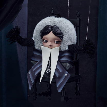 SKULLPANDA × Wednesday Plush Pendant Doll