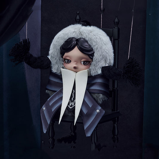 SKULLPANDA × Wednesday Plush Pendant Doll