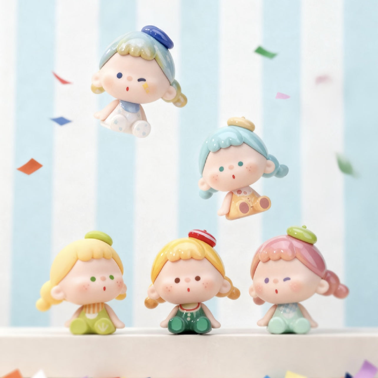 Vuuyoo Cute & Fun Amusement Park Series Mini Beans Figures