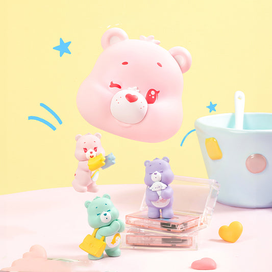 Care Bears Little Things Series Cubby Face Mini Beans Figures