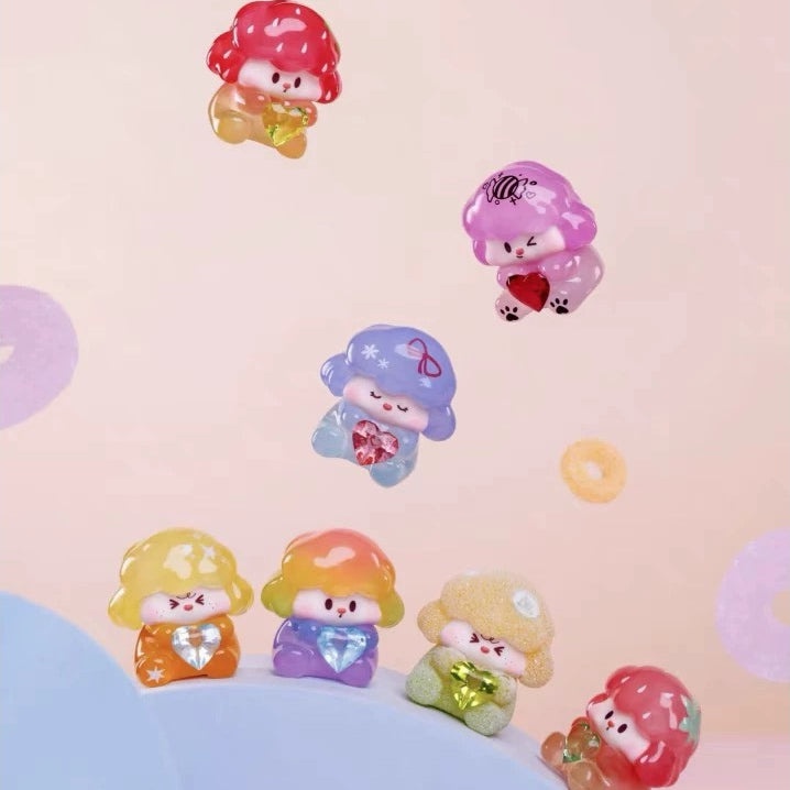 Buddy Lovely Puppy Series Mini Beans Figures