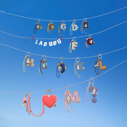 THE MONSTERS LABUBU Pin for Love Series - Letter Pendant Toys