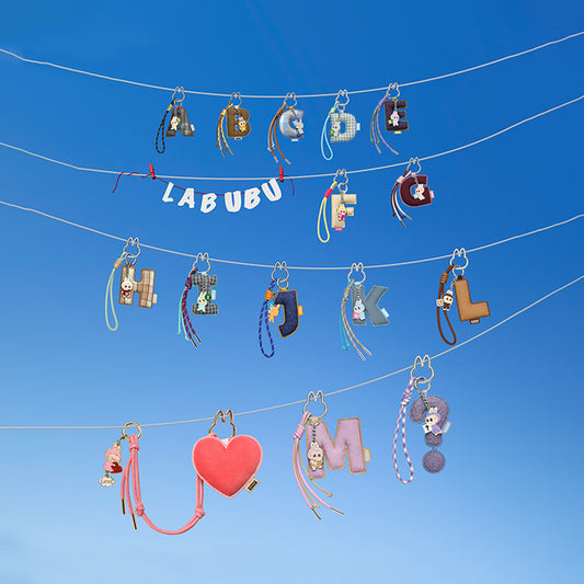 THE MONSTERS LABUBU Pin for Love Series - Letter Pendant Toys