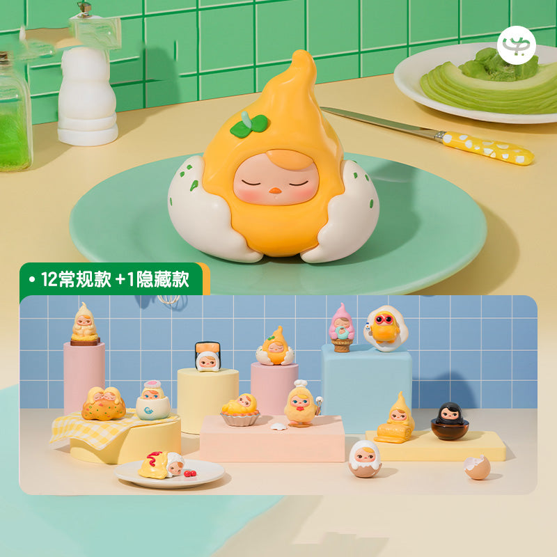 PUCKY Egg Beanie Series Figures