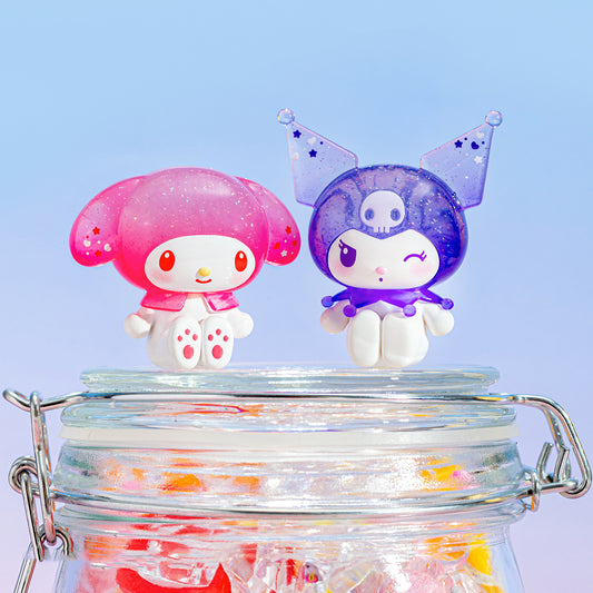 MY MELODY & KUROMI Ramune-style Series Mini Beans Figures