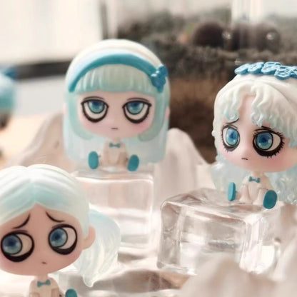 KIKI Row Sitting Series Mini Beans Figures
