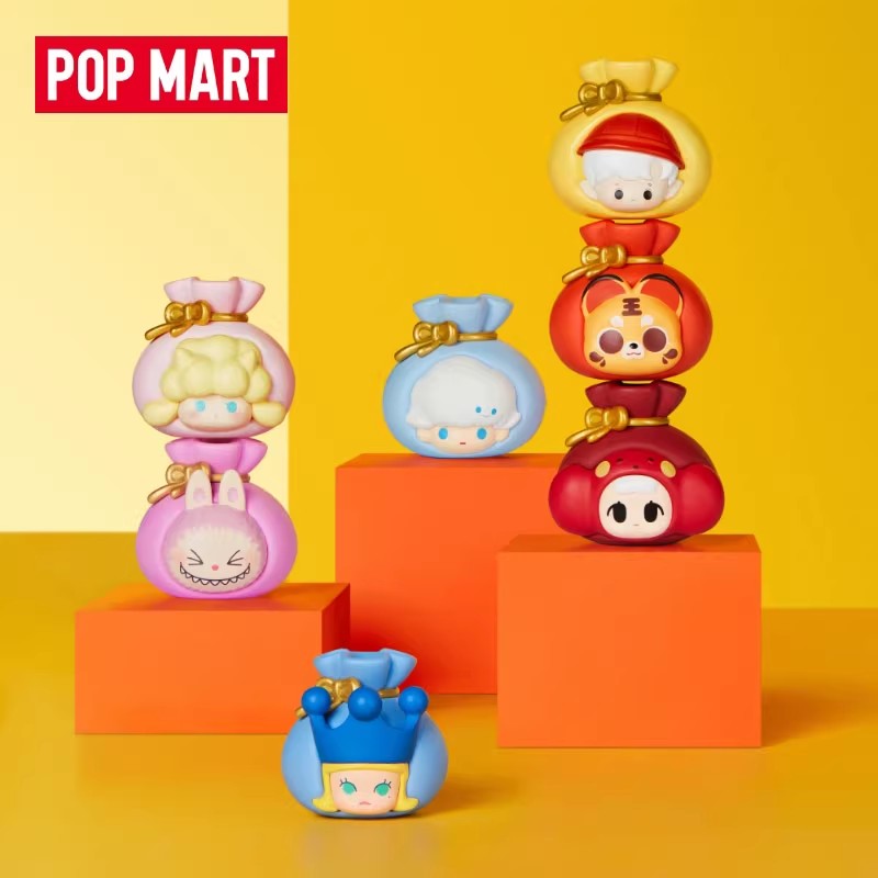 Фигурки из ПВХ серии POP BEAN Fortune Bag 