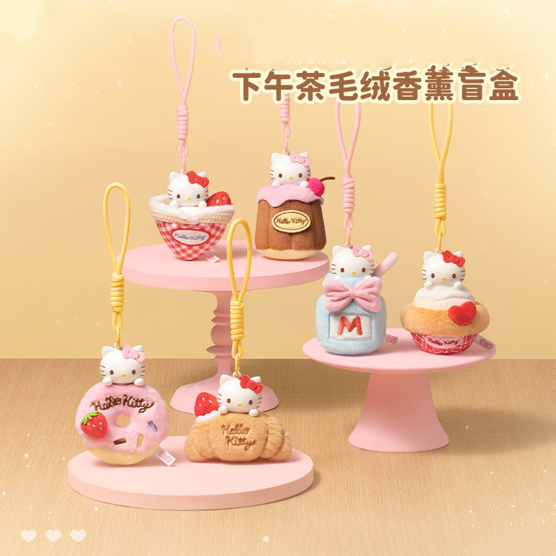 Hello KT Low Tea Aromatherapy Series Plush Pendant Dolls
