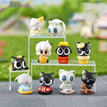 Luo Xiaohei Cat lsland Paradise Series Mini Bean Figures