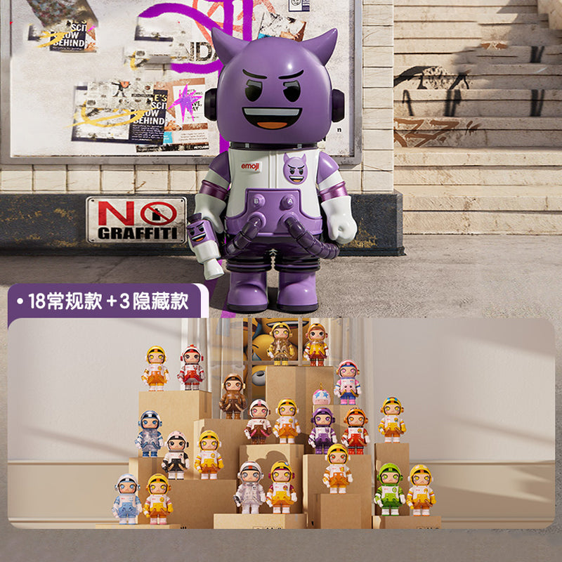 MEGA SPACE MOLLY 100% × emoji V4 Series Figures