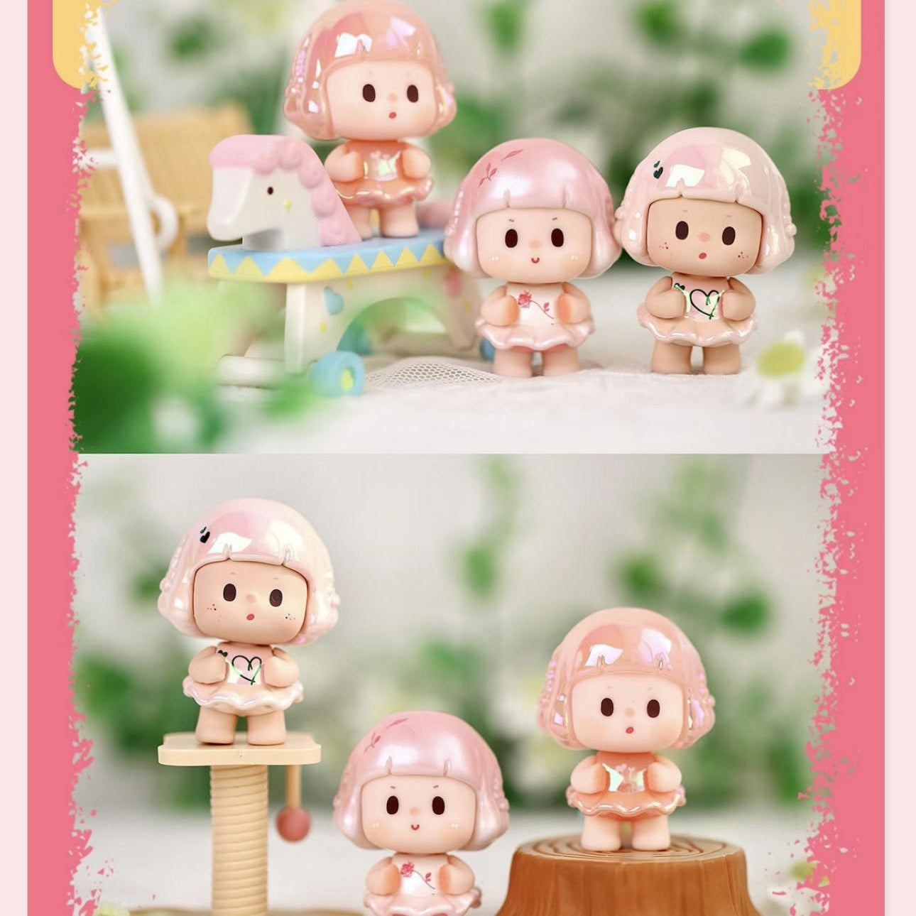 Buer Valentine's Day Limited Series Mini Beans Figures