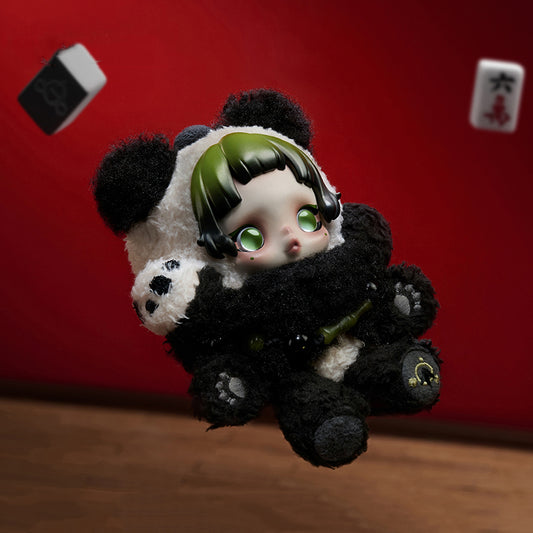 SKULLPANDA Lazy Panda Plush Doll Pendant