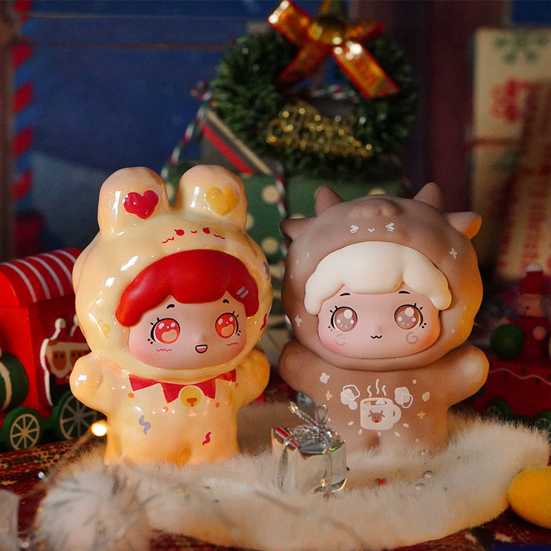 BaoBao's Pet Store Christmas Carnival Wreath & Aurora Series Figures