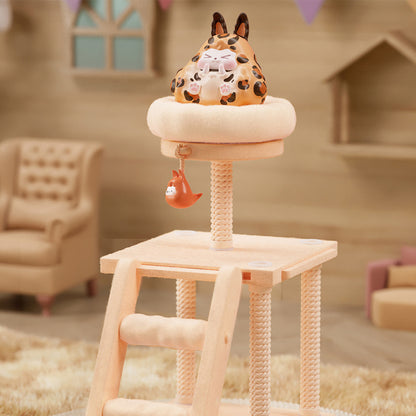 【BOGO】Фигурки из ПВХ серии KIKI Cat Apartment 