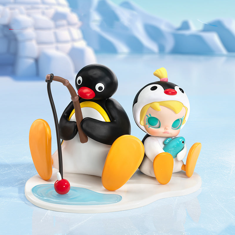 Baby Molly x PINGU Fishing Time PVC Figure