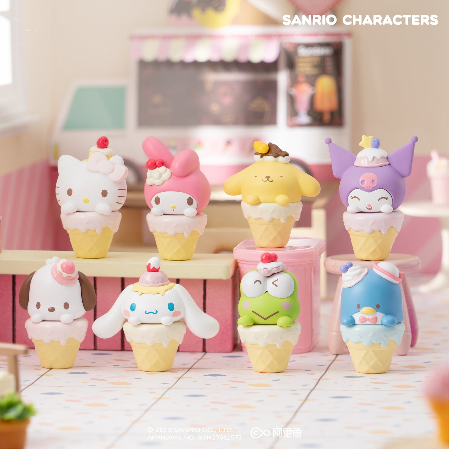 Sanrio Characters MINI Ice Cream Cone Series Dolls