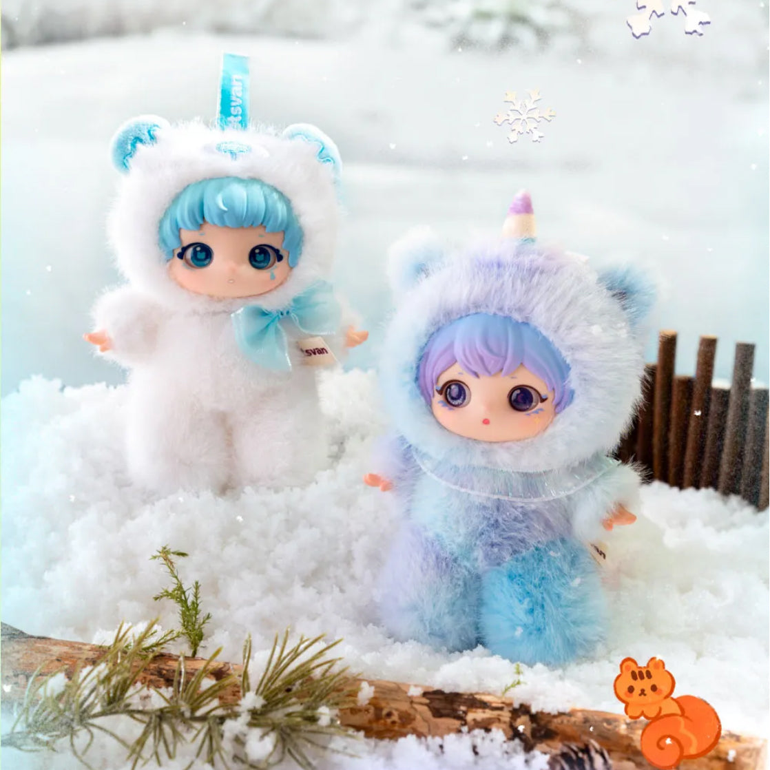 ZIYULI-Animal Party Series Plush Dolls