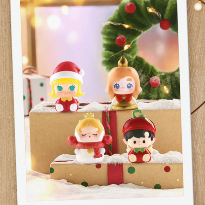 POP BEAN Christmas Party Series PVC Figures