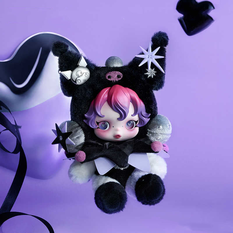 SKULLPANDA × MY MELODY & KUROMI Plush Pendant Dolls