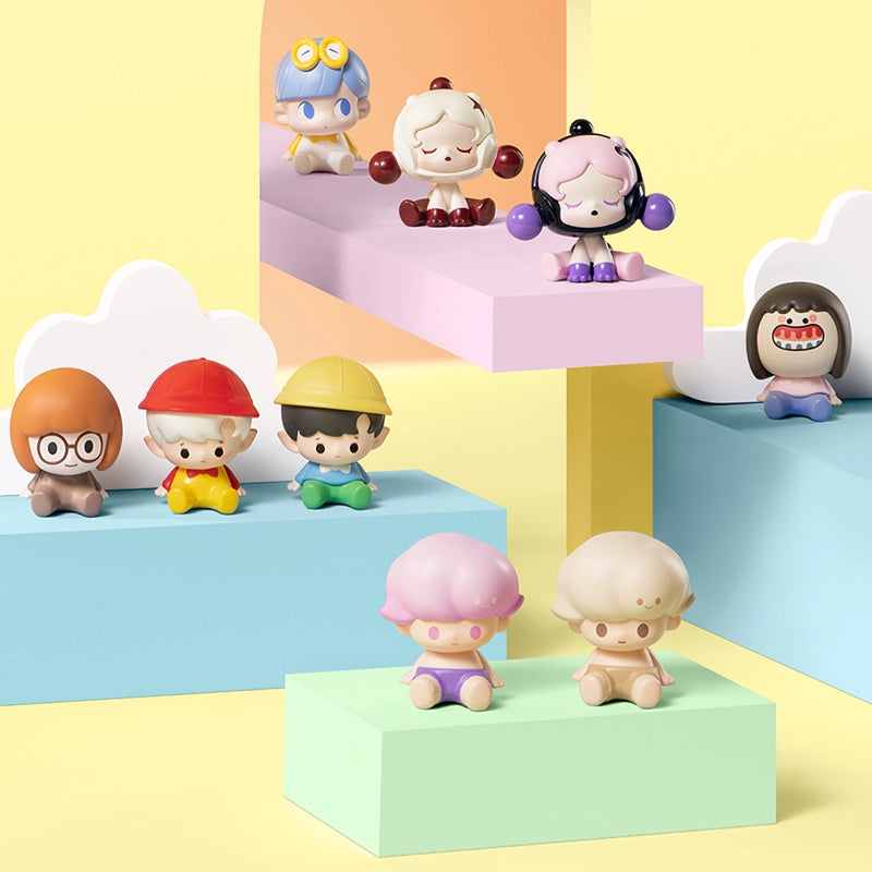 POP BEAN Sitting Series PVC Figures