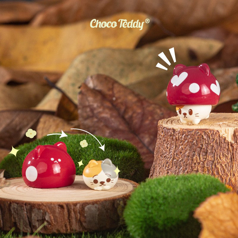 Mushroom Cat Mini Beans Series Dolls