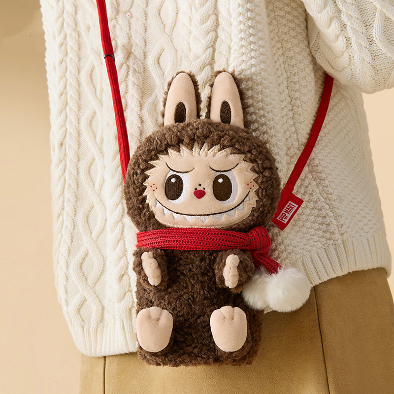 THE MONSTERS Classic Series-LABUBU Plush Doll Shoulder Bag