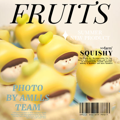 【BOGO】AMLLS Squishy Fruit Series Figures