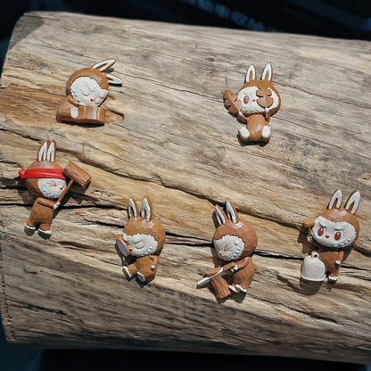 LABUBU Timber Workshop Series-Fridge Magnet Toys