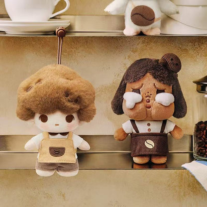 POP BEAN Coffee Factory Series Plush Pendant Dolls