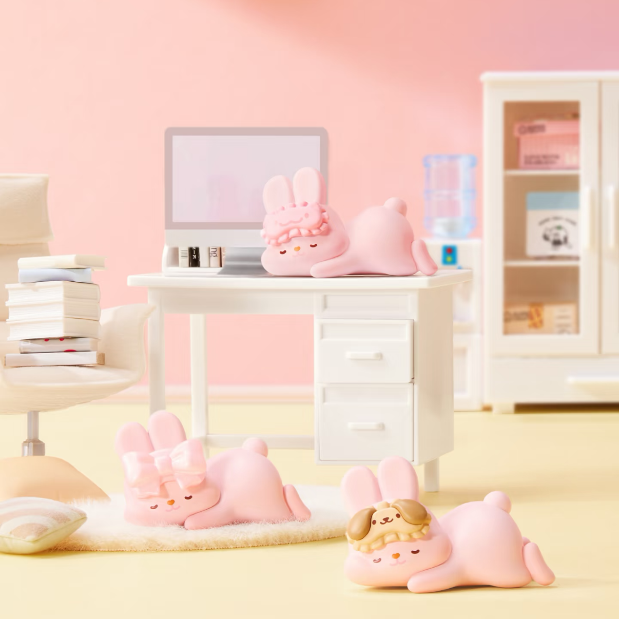 MOMO BUNNY 24h Life Diary Series Mini Bean Figures