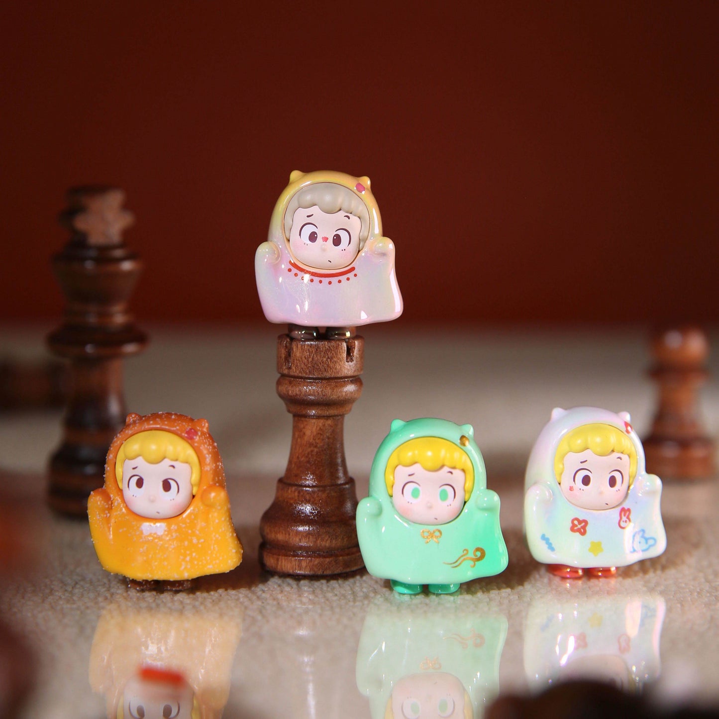 Piny Let's Hang Out Together V2 Capsule Series Mini Beans Figures