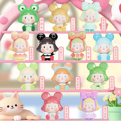 SAWY Variety of Beautiful Girls Bubble Series Mini Beans Figures