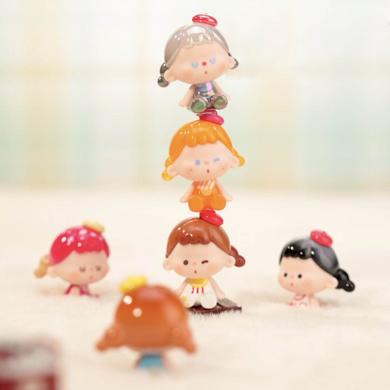 Vuuyoo Cute & Fun Amusement Park Series Mini Beans Figures