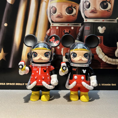 Mega Space Molly 100% Mickey & Minnie Set Series PVC Figures