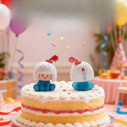 Mini Mag Calorie Boom Series Mini Bean Figures