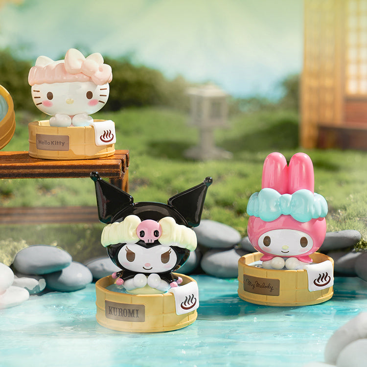 Sanrio Characters  Mini Hot Spring Series PVC Figures