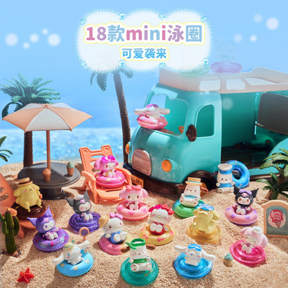 【BOGO】Sanrio Characters Mini Swim Ring Series PVC Figures