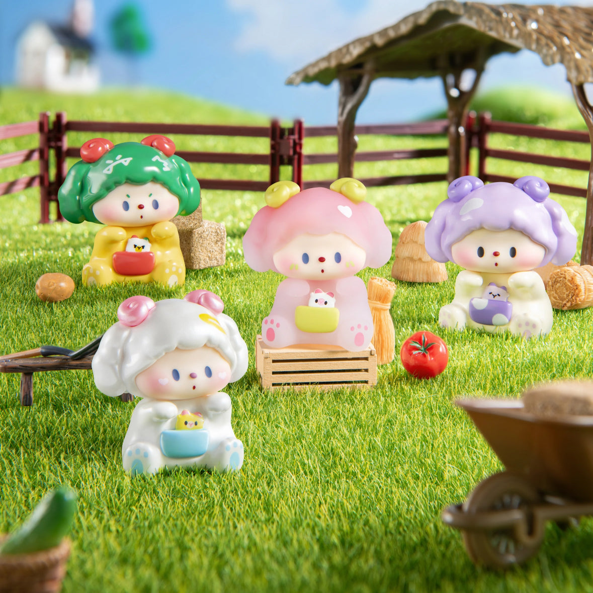 LULUDOG Ranch Story Series Mini Figures