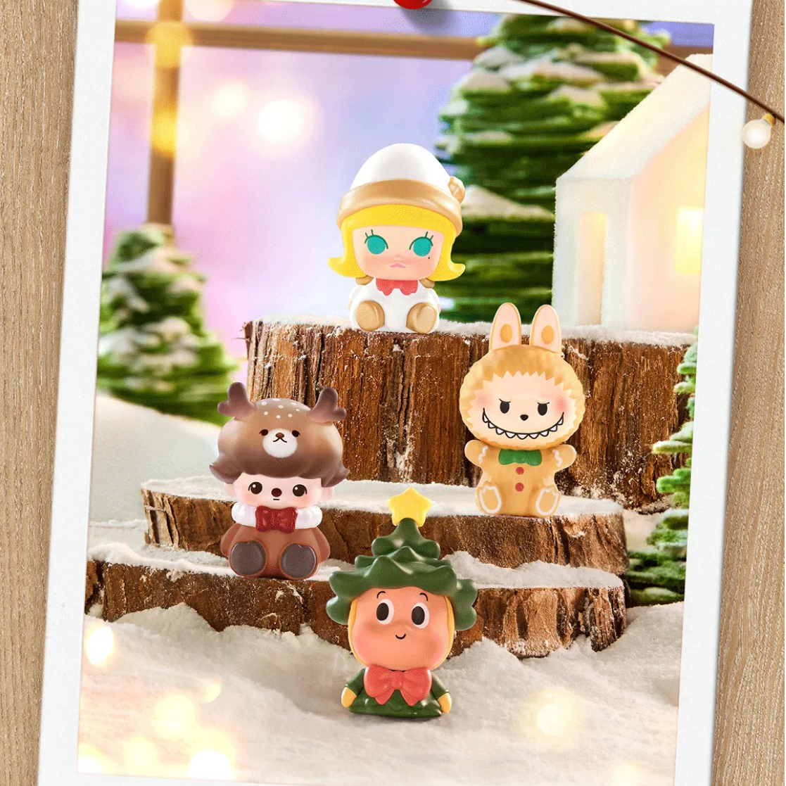 POP BEAN Christmas Party Series PVC Figures