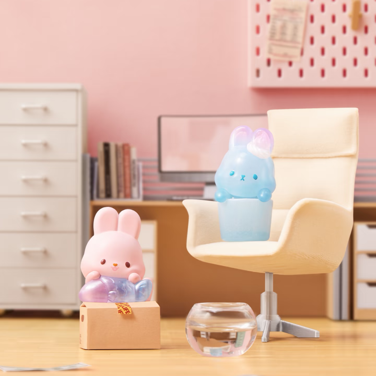 MOMO BUNNY 24h Life Diary Series Mini Bean Figures